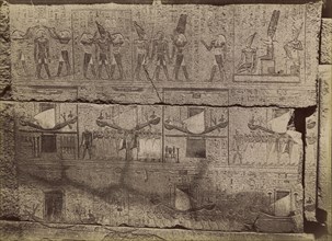 Karnak, The Sanctuary, Taken in 1875 , Karnak, Le Sanctuaire, Prise en 1875; Antonio Beato, English, born Italy, about 1835