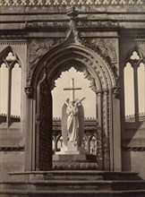 Entrance to The Memorial Well with a Statute of an Angel, Cawnpore; Lala Deen Dayal, Indian, 1844 - 1905, 1888; Albumen silver