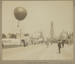 Captive Balloon and Ferris Wheel, World Columbian Exposition, Chicago; Charles Dudley Arnold, American, born Canada, 1844 - 1927