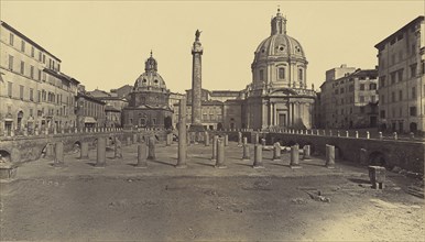 Forum of Trajan, Rome, Italy; Robert Macpherson, Scottish, 1811 - 1872, 1860s; Albumen silver print