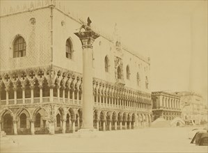 Piazza San Marco, Venice; Bisson Frères, French, active 1840 - 1864, Venice, Italy; late 1850s; Albumen silver print