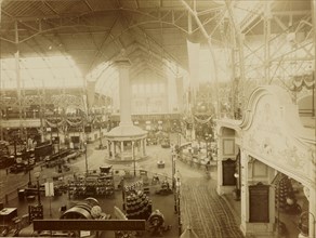 View in Electric Building; Unknown maker; Chicago, Illinois, United States; 1893; Albumen silver print