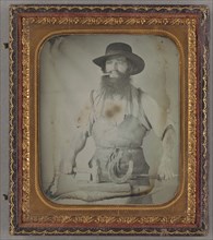 Blacksmith; American; about 1858; Daguerreotype