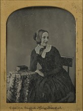 Portrait of Caroline Emilia Mary Herschel; John Jabez Edwin Mayall, English, 1813 - 1901, about 1853; Daguerreotype