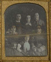 Group Portrait of Five Daughters and Their Mother; American; about 1845 - 1850; Daguerreotype