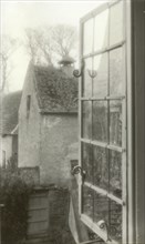 Kelmscott Manor. Thro' a Window in the Tapestry Room; Frederick H. Evans, British, 1853 - 1943, 1896; Lantern slide