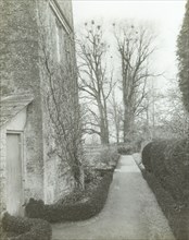 Kelsmcott Manor. In the Garden; Frederick H. Evans, British, 1853 - 1943, 1896; Lantern slide; 6.2 x 4.9 cm