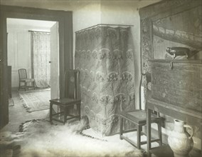 Kelmscott Manor. Passage to Panelled Room; Frederick H. Evans, British, 1853 - 1943, 1896; Lantern slide; 4.8 x 6.2 cm