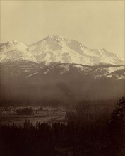 Mount Shasta from Sissions; William Henry Jackson, American, 1843 - 1942, California; about 1890; Albumen silver print