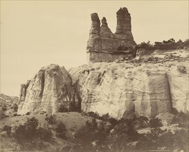 Navajo Church Near Fort Wingate, New Mexico; William Henry Jackson, American, 1843 - 1942, 1880s; Albumen silver print