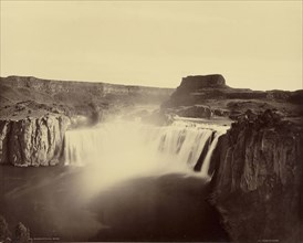 Shoshone Falls, Idaho; William Henry Jackson, American, 1843 - 1942, about 1883; Albumen silver print