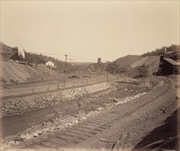 Collieries in Manahoy Valley, Lehigh Valley Railroad; William H. Rau, American, 1855 - 1920, about 1895; Albumen silver print