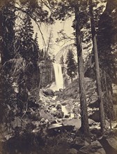 The Vernal Fall, 350 feet high. Yo-semite Valley, Mariposa County, Cal; C.L. Weed, American, 1824 - 1903, Yosemite, California