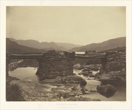 Pont-y-Garth, near Capel Curig; Roger Fenton, English, 1819 - 1869, 1857; Albumen silver print