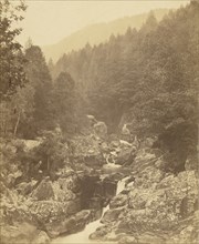 On the Llugury, below the Swallow Falls; Roger Fenton, English, 1819 - 1869, n.d; Albumen silver print