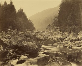 Trout Pool on the Llugury; Roger Fenton, English, 1819 - 1869, n.d; Albumen silver print