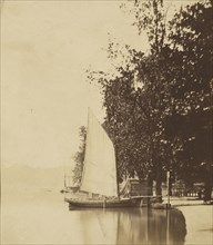 Serpentine, Hyde Park; Roger Fenton, English, 1819 - 1869, 1852 - 1862; Salted paper print; 31.4 x 27 cm 12 3,8 x 10 5,8 in