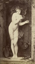 Painting of a female nude by Voillemot; about 1870 - 1890; Albumen silver print