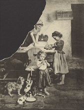 A. Dieffenbach - Little Sweet-Tooth; late 19th century; Collotype; 25.2 × 18.5 cm, 9 15,16 × 7 5,16 in