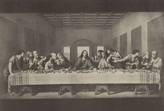 Leonardo da Vinci - The Last Supper; late 19th century; Collotype; 13.4 x 25.8 cm, 5 1,4 x 10 3,16 in