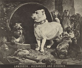 Landseer - Alexander and Diogenes; late 19th century; Collotype; 18.1 × 22 cm, 7 1,8 × 8 11,16 in