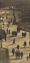 City Hall Park, New York; Paul Strand, American, 1890 - 1976, 1915; Platinum print; 34 x 16.5 cm 13 3,8 x 6 1,2 in