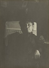 Portrait of Louise Halévy by Lamplight; Edgar Degas, French, 1834 - 1917, 1895; Gelatin silver print; 40.3 x 29.5 cm