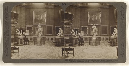 Wrestlers. Venus de Medici and Knife Grinder, Uffizi Palace, Florence, Italy; Underwood & Underwood, American, 1881 - 1940s