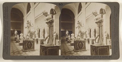 Beautiful Venus of Gallipede, gallery of ancient statues. Museum, Naples, Italy; Underwood & Underwood, American, 1881 - 1940s