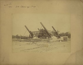 The First Pieces of the Tower; Albert Broise, French, active late 19th century, 1887; Albumen silver print