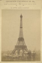 The Eiffel Tower; Louis-Émile Durandelle, French, 1839 - 1917, March 22, 1889; Albumen silver print