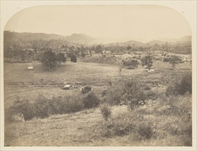 Site of Camp of J.C. Fremont, Agua Fria, 1847; Carleton Watkins, American, 1829 - 1916, 1860; Salted paper print