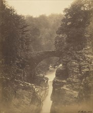 The Hermitage Bridge, Dunkeld; Roger Fenton, English, 1819 - 1869, 1856; Salted paper print from a glass negative