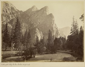 The Three Brothers, 4,480 Feet, Yosemite, No. 804; Carleton Watkins, American, 1829 - 1916, Yosemite, California, Mariposa