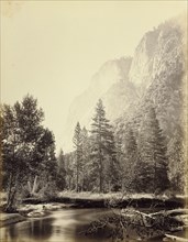 Glacier Point; Carleton Watkins, American, 1829 - 1916, 1865 - 1866; Albumen silver print