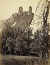 Cathedral Spires; Carleton Watkins, American, 1829 - 1916, 1865 - 1866; Albumen silver print