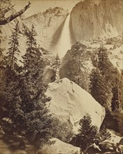 Upper Yosemite Fall 1600 ft; Carleton Watkins, American, 1829 - 1916, 1865 - 1866; Albumen silver print