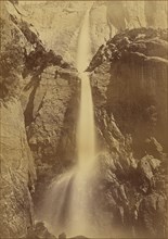 Lower Yosemite Falls , Yosemite Falls, View from the Bottom; Carleton Watkins, American, 1829 - 1916, about 1880; Albumen