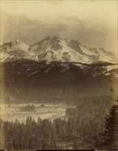 Mt. Shasta; altitude 14,442 feet; and Sissons, Shasta Co., Cal. , Mt. Shasta from Sissons; William Henry Jackson & Co; negative