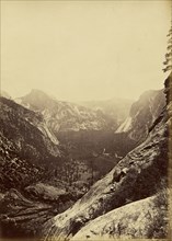 The Domes from the Foot of the Upper Yosemite; Carleton Watkins, American, 1829 - 1916, Yosemite, California, United States