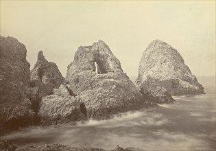 Sugarloaf Islands at Fisherman's Bay; Carleton Watkins, American, 1829 - 1916, California, United States; about 1869; Albumen