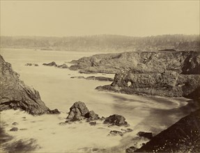 Coast View of Mendocino; Carleton Watkins, American, 1829 - 1916, Mendocino, California, United States; negative 1863; print