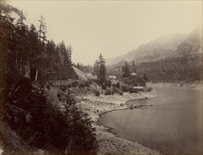 The Middle Block House, Columbia River; Carleton Watkins, American, 1829 - 1916, Oregon, United States; negative 1867; print