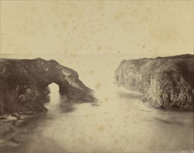 View of the Pacific Coast, Mendocino; Carleton Watkins, American, 1829 - 1916, post 1863; Albumen silver print