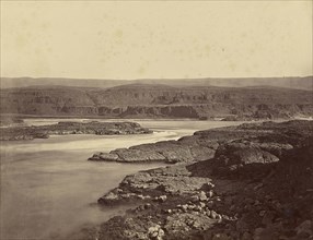 The Passage of the Dalles, Columbia River; Carleton Watkins, American, 1829 - 1916, Oregon, United States; 1867; Albumen silver