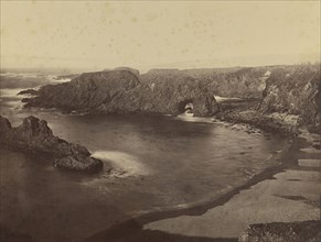 View of the Pacific Coast , Mendocino Coast; Carleton Watkins, American, 1829 - 1916, United States; post 1863; Albumen silver