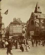 Place Saint-Médard; Eugène Atget, French, 1857 - 1927, Paris, France; 1898 - 1900; Albumen silver print