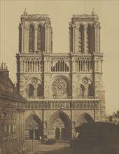 Notre Dame de Paris; Édouard Baldus, French, born Germany, 1813 - 1889, Paris, France; 1850 - 1859; Albumen silver print