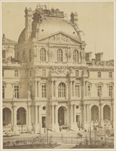 The Louvre; Édouard Baldus, French, born Germany, 1813 - 1889, Paris, France; 1850 - 1860; Albumen silver print