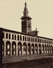 Minaret de la Fiancee - Damas; Félix Bonfils, French, 1831 - 1885, Damascus, Syria; 1872; Albumen silver print